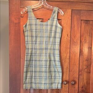 GAP Plaid Sleeveless Sheath Mini Dress, size 4